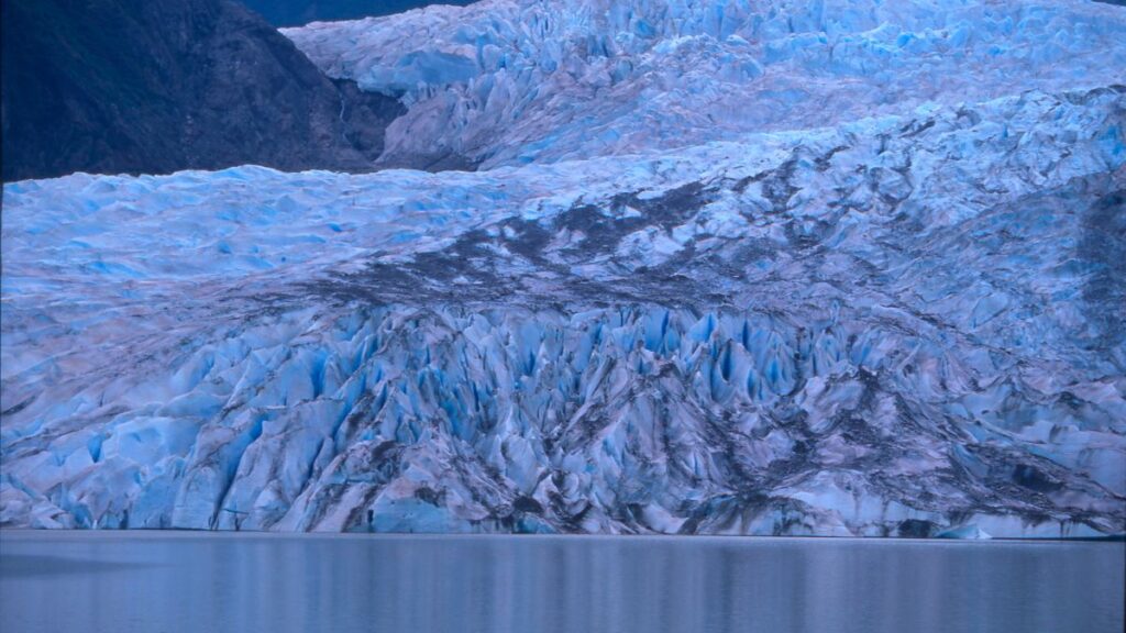 Mendenhall Glacier is one of the more easily accessible glaciers in Alaska