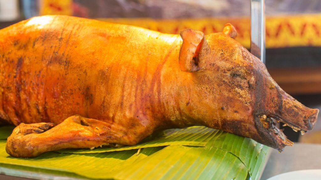 Bali makes it into our Southeast Asian food guide because of its famous whole roast pig