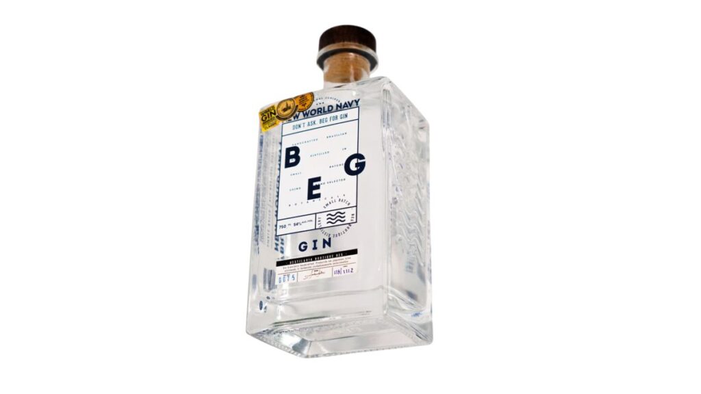 BEG’s New World Navy Dry Gin would be a unique choice for best alcohol gifts