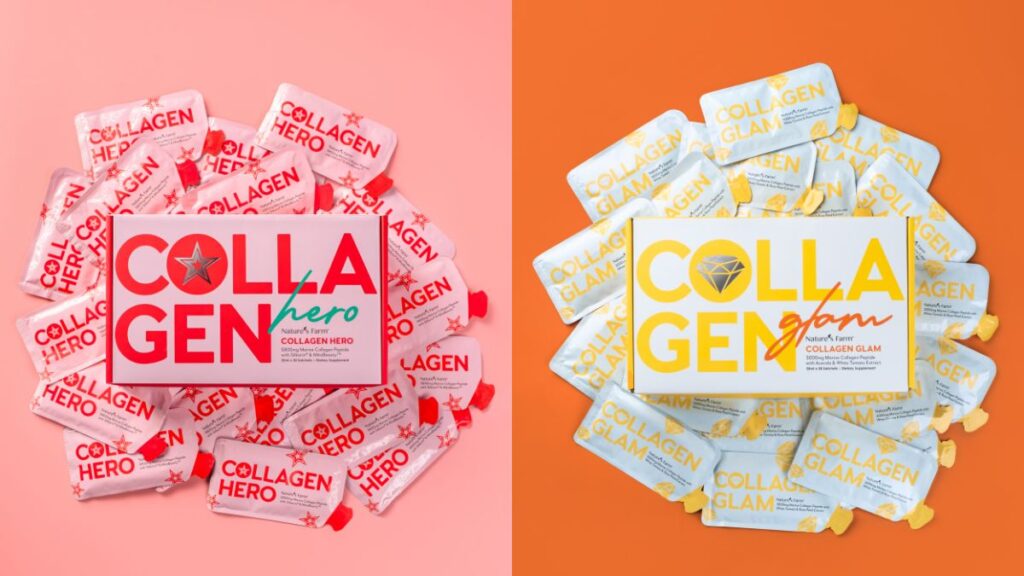 Collagen Hero and Collagen Glam are easy to carry collagen boosters