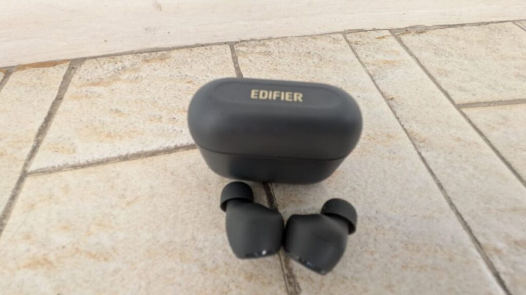 The Edifier X3 Lite earbuds are light and designed to fit well